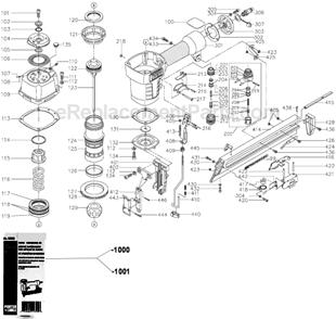 Part Location Diagram of 886086 DeWALT MUFFLER